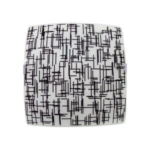 Luminária Plafon Quadrado Gde Textura Preto - 1314 GDE PT