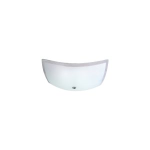 Luminária Plafon Vidro Quadrado 1lamp E27 - 1211 PEQ CR