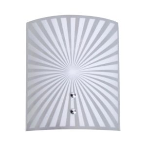 Luminária De Parede Arandela Luminária Calha Radial Branco - 1311/AR CR