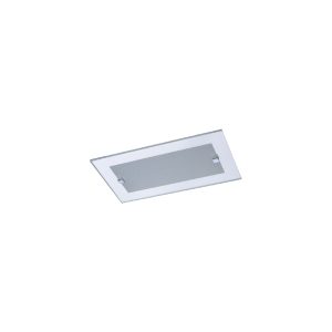 Luminária Plafon Embutir Retangular 1 Lamp E27 Espelhado - 5035/1 CR