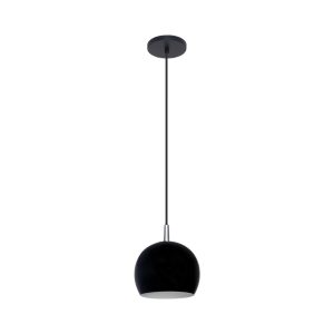 Lustre Pendente Bali 1 Lamp E27 Preto/branco - 3104/1 E PT/BR