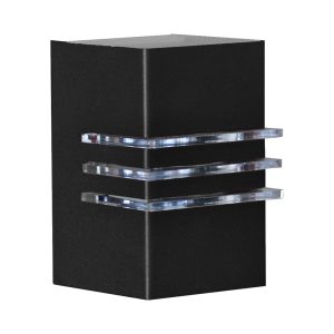 Luminária De Parede Arandela Ibiza Externa 1lamp G9 Preto - 1481/1 PT