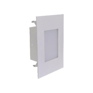 Luminária De Parede Balizador Embutir P/caixa 4x2'' 1 Lamp G9 Branco - 1479 BR