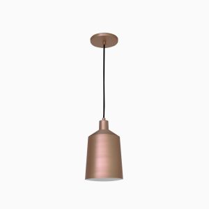 Lustre Pendente Malta Cone 1 Lamp E27 Bronze Mate - 3137 BZM