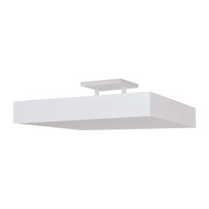 Luminária Plafon  Atlas Luz Indireta Gde 45cm 4lamp E27 Preto - 1115 E GDE PT
