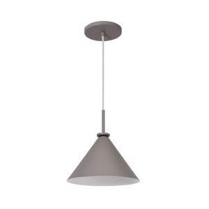 Lustre Pendente Cone Belga Peq 01 Lamp E27 Camurça - 3107 PEQ CAM