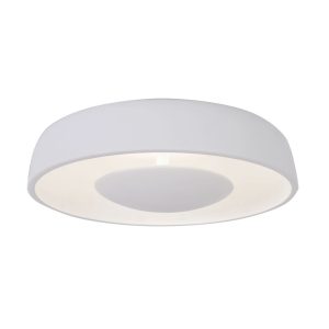 Luminária Plafon Round Luz Indireta Gde 50cm 3 Lamp E27 Branco - 1107 GDE BR