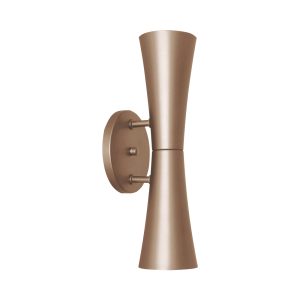 Luminária De Parede Arandela Pequim Peq 2 Lamp E27 Bronze Mate - 3108/AR BZM