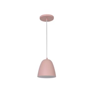 Lustre Pendente Luna Peq 1lamp E27 Rosê Fosco - 3125/1 RSF