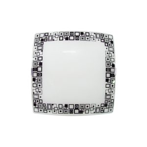 Luminária Plafon Quadrado Med Mosaico Preto - 1313 MED PT