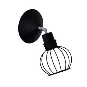 Luminária De Parede Arandela Aramado Mini Esfera Preto - 3008/AR PT