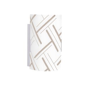 Luminária De Parede Arandela Canaleta Traços 1lamp Areia - 18115/AR ARE