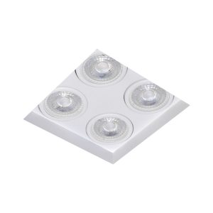 Luminária Spot Embutir Noframe 04 Gu10 MR16 BR - 5051/4 BR