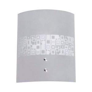 Luminária De Parede Arandela Luminária Calha Mosaico Branco - 1313/AR BR