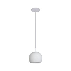 Lustre Pendente Bali 1 Lamp E27 Branco - 3104/1 E BR