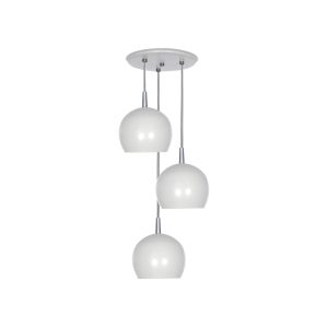 Lustre Pendente Bali 3 Lamp E27 Branco - 3104/3 E BR