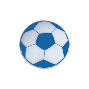 Luminária Plafon Redondo Peq 30cm Bola Azul - 1305 PEQ AZ