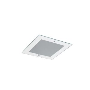 Luminária Plafon Flex Med 28cm 2 Lamp E27 Espelho - 1101 MED ESP