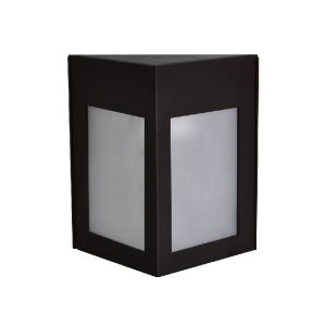 Luminária De Parede Arandela Externa Triangular Preto - 1463/AR PT