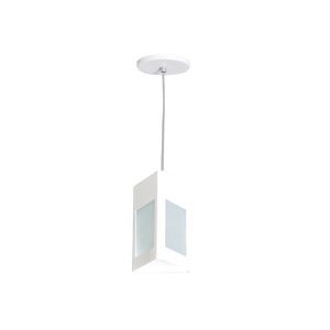 Lustre Pendente Externa Triangular Branco - 1462 BR