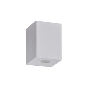 Luminária De Parede Arandela Baliza 1 Visor Redondo Gu10 Mr16 Branco - 1477 BR