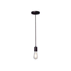 Lustre Pendente Uno E27 Preto - 3118 PT