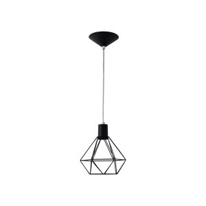 Lustre Pendente Aramado Diamante Peq Preto - 3006 PEQ PT
