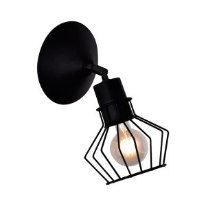 Luminária De Parede Arandela Aramado Mini Diamante Preto - 3007/AR PT