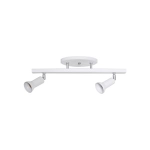 Luminária Spot Trilho 2 Lamp Gu10 Mr16 Branco - 6014/2 BR