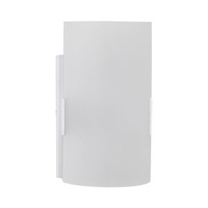 Luminária De Parede Arandela Canaleta Fosco 1lamp Branco - 1811/AR BR