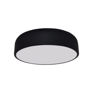 Luminária Plafon Moon Peq 30cm 2 Lamp E27 Preto - 1106 PEQ PT