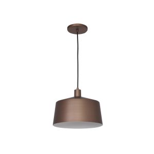 Lustre Pendente Malta Cuba 1 Lamp E27 Bronze Mate - 3138 BZM