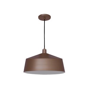 Lustre Pendente Malta Cuba Gde 1 Lamp E27 Bronze Mate - 3139 BZM
