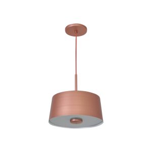 Lustre Pendente Nice 2 Lamp E27 Rosê - 3148 RSE