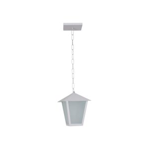 Lustre Pendente Colonial Quadrada Branco - 1480 BR