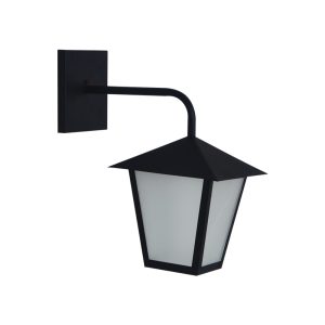 Luminária De Parede Arandela Colonial Quadrada Preto - 1480/AR PT