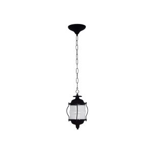 Lustre Pendente Colonial Sinaleira Preto - 1484 PT