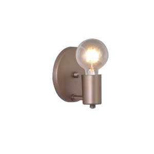 Luminária De Parede Arandela Uno Haste Reta E27 Bronze Mate - 3207/AR BZM