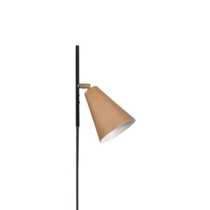 Luminária De Parede Arandela Cone Belga 1lamp E27 Preto/gold - 3107/AR PT/GLD