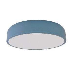 Luminária Plafon Moon Gde 50cm 4 Lamp E27 Azul New - 1106 GDE ANW