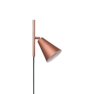 Luminária De Parede Arandela Cone Belga 1lamp E27 Rosê - 3107/AR RSE