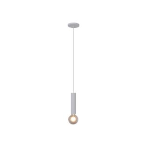 Lustre Pendente Slim Peq 1 Lamp E27 Branco - 3111 PEQ BR