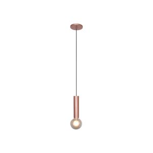Lustre Pendente Slim Peq 1 Lamp E27 Rosê - 3111 PEQ RSE