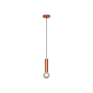 Lustre Pendente Slim Peq 1 Lamp E27 Cobre - 3111 PEQ CB