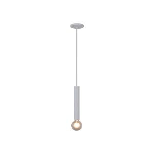 Lustre Pendente Slim Med 1 Lamp E27 Branco - 3111 MED BR