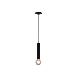 Lustre Pendente Slim Med 1 Lamp E27 Preto - 3111 MED PT