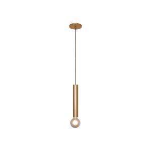 Lustre Pendente Slim Med 1 Lamp E27 Gold - 3111 MED GLD