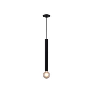 Lustre Pendente Slim Gde 1 Lamp E27 Preto - 3111 GDE PT