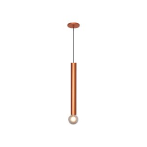 Lustre Pendente Slim Gde 1 Lamp E27 Cobre - 3111 GDE CB