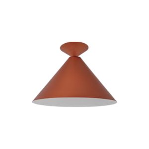 Luminária Plafon Cone Belga 1 Lamp E27 Cobre - 3105 GDE CB